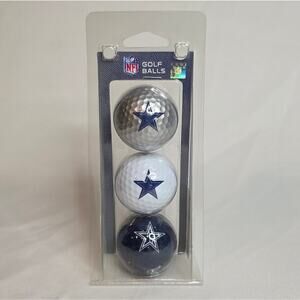 Gold Balls NFL Dallas Cowboys New In Box 3 Pack